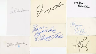 The Cemetery Club autograph