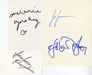 Two and A Half Men autograph