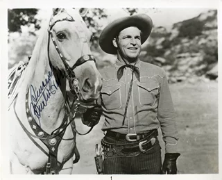 Buster Crabbe autograph