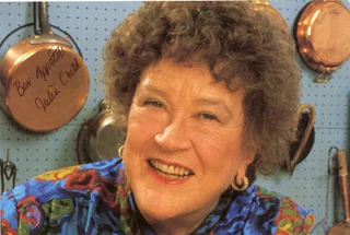 Julia Child autograph