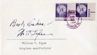 William T. Piper autograph