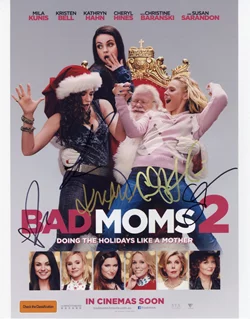 A Bad Moms Christmas autograph