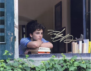 Timothee Chalamet autograph