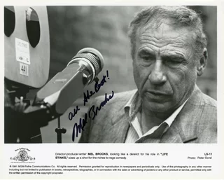 Mel Brooks autograph