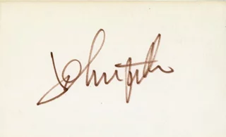 John Ritter autograph
