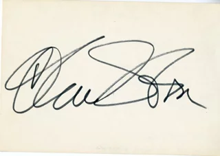 Oliver Stone autograph
