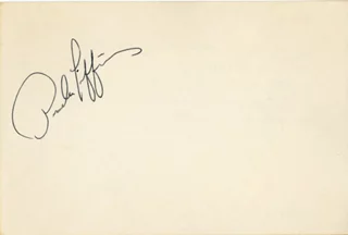 Pamela Tiffin autograph