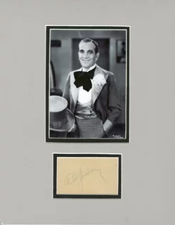 Al Jolson autograph