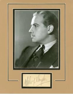 Melvyn Douglas autograph