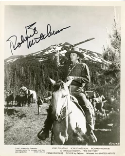 Robert Mitchum autograph