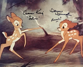 Bambi autograph
