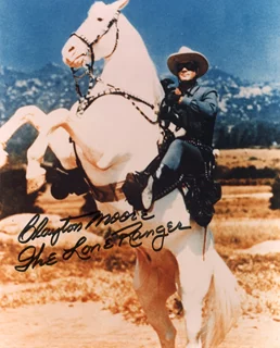 Clayton Moore autograph