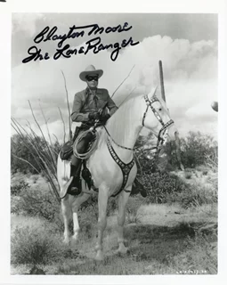 Clayton Moore autograph
