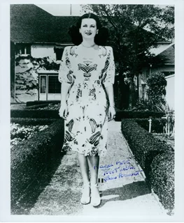 Joan Bennett autograph