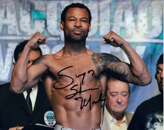 Sugar Shane Mosley autograph
