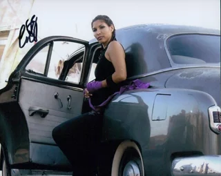 Crystal Santos autograph