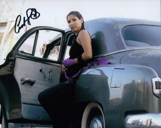 Crystal Santos autograph