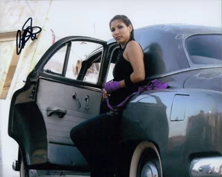 Crystal Santos autograph