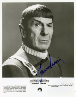 Leonard Nimoy autograph