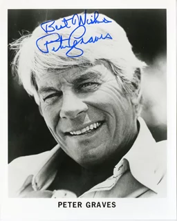Peter Graves autograph