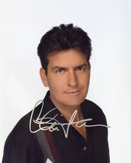Charlie Sheen autograph