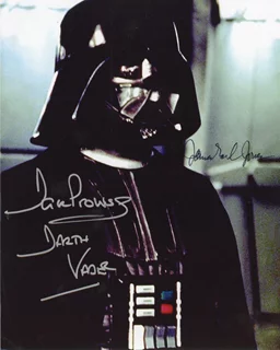 Darth Vader autograph