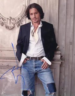 Johnny Depp autograph