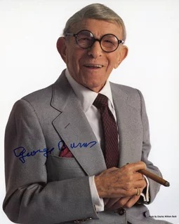 George Burns autograph