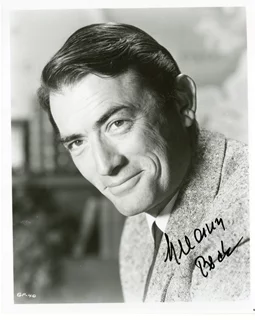 Gregory Peck autograph