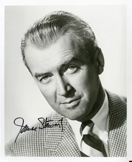 James Stewart autograph