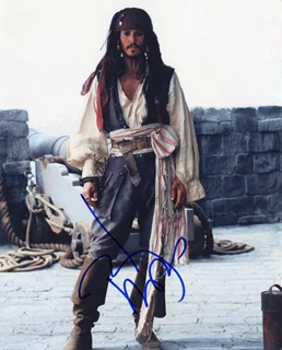 Johnny Depp autograph