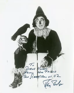 Ray Bolger autograph