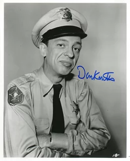 Don Knotts autograph