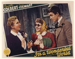 James Stewart autograph