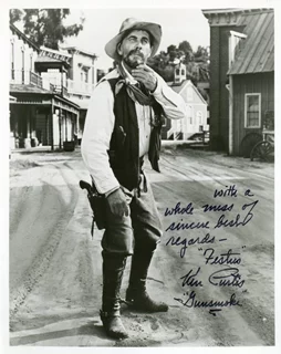 Ken Curtis autograph