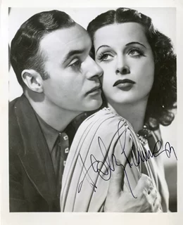 Hedy LaMarr autograph