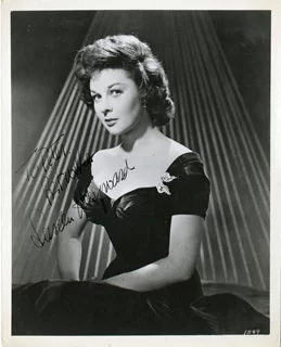 Susan Hayward autograph