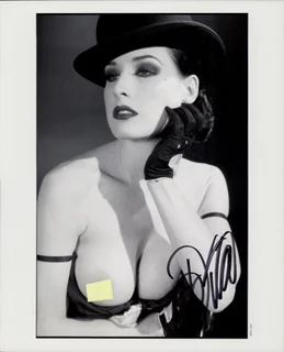 Dita Von Teese autograph