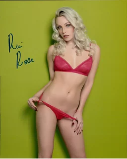 Ria Rose autograph