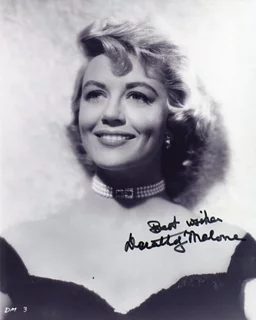 Dorothy Malone autograph
