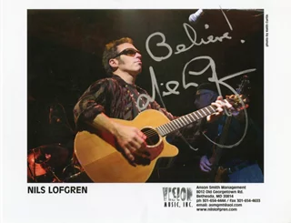 Nils Lofgren autograph