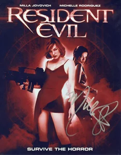 Milla Jovovich autograph