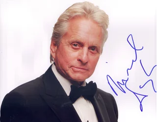 Michael Douglas autograph