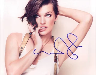 Milla Jovovich autograph