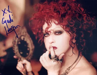 Cyndi Lauper autograph