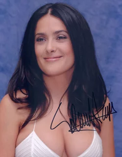 Salma Hayek autograph
