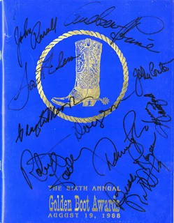 Golden Boot Awards autograph