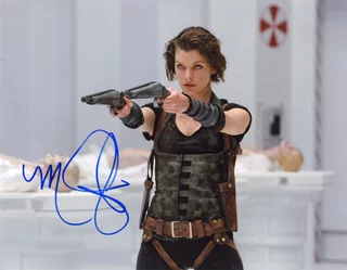 Milla Jovovich autograph