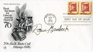 Dave Brubeck autograph