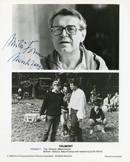 Milos Forman autograph